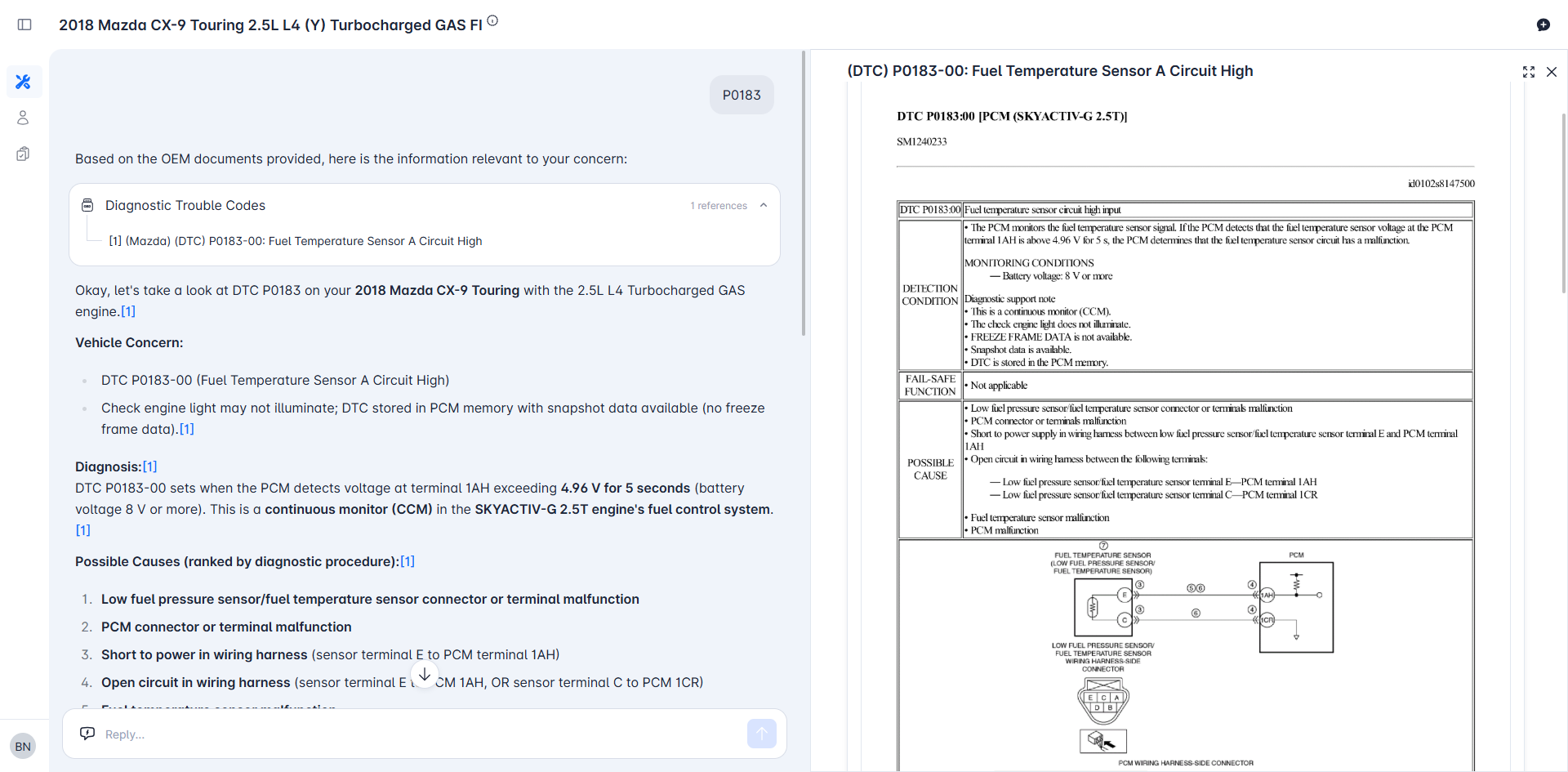 Diagnostic Trouble Codes