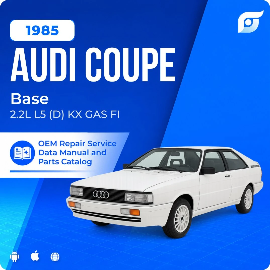 1985 Audi Coupe Base - OEM Repair Service Manual