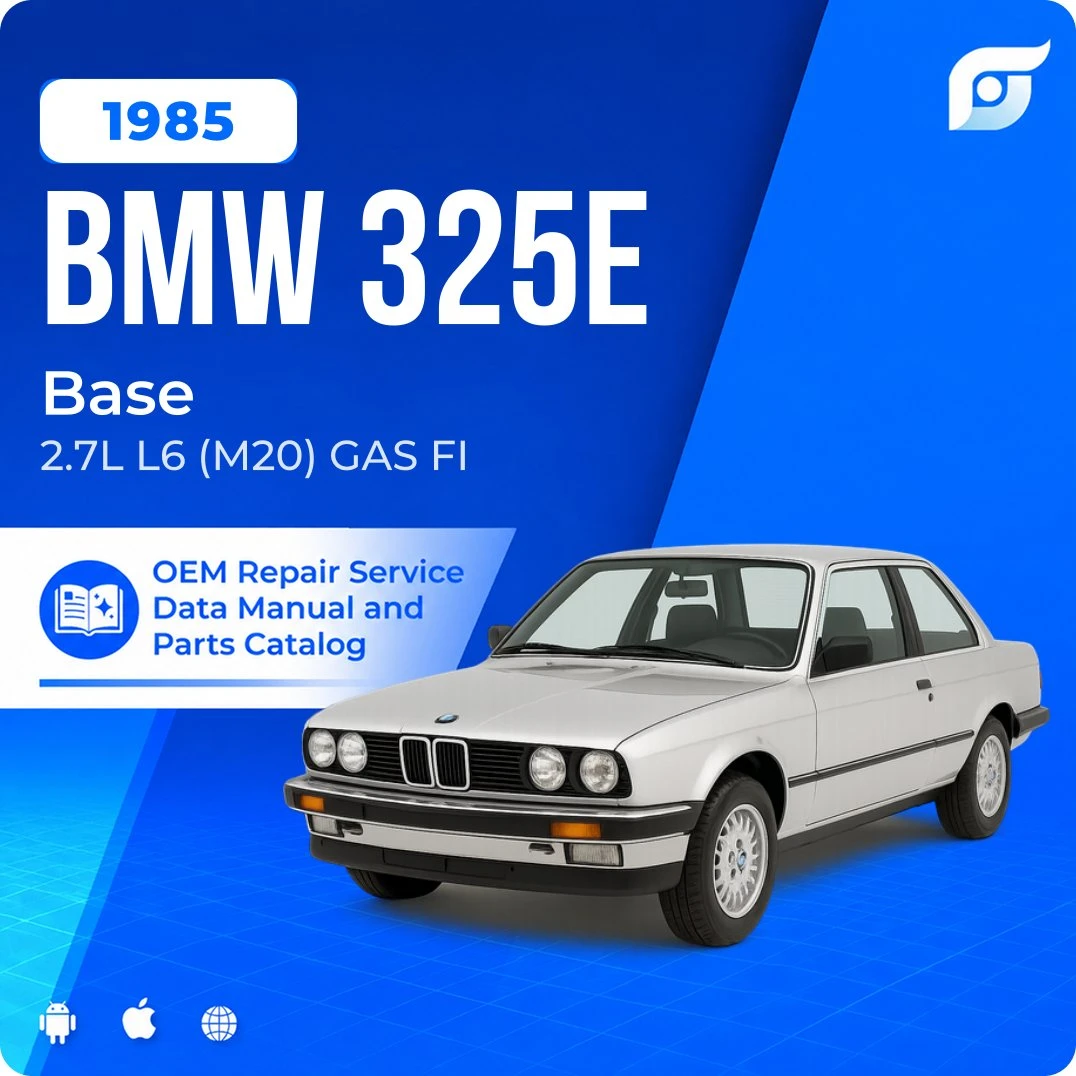 1985 BMW 325e Base - OEM Repair Service Manual