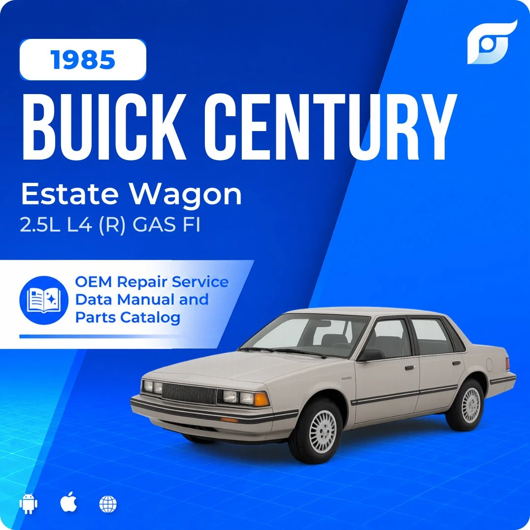 1985 Buick Century Estate Wagon - OEM Repair Service Manual