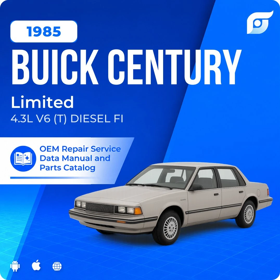 1985 Buick Century Limited - OEM Repair Service Manual