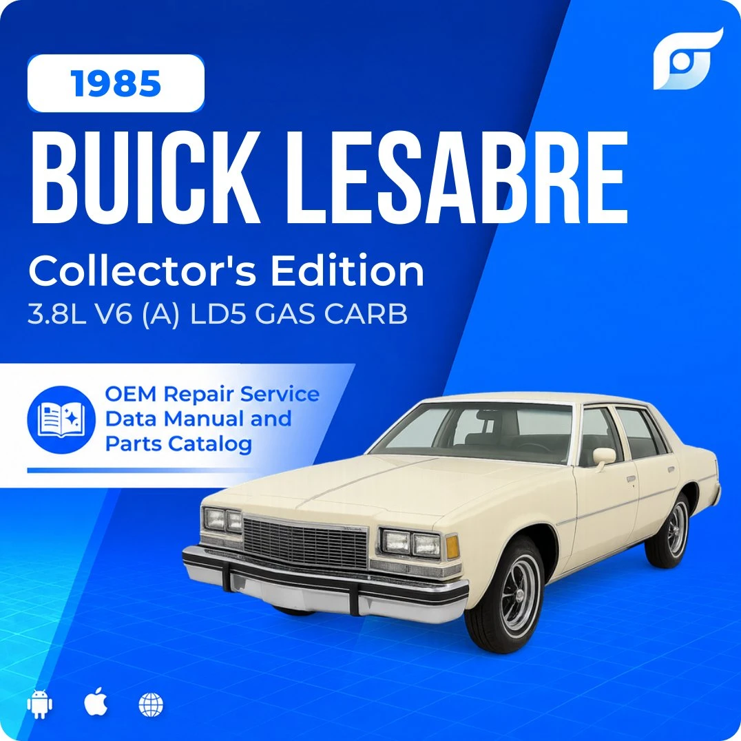 1985 Buick LeSabre Collector's Edition - OEM Repair Service Manual