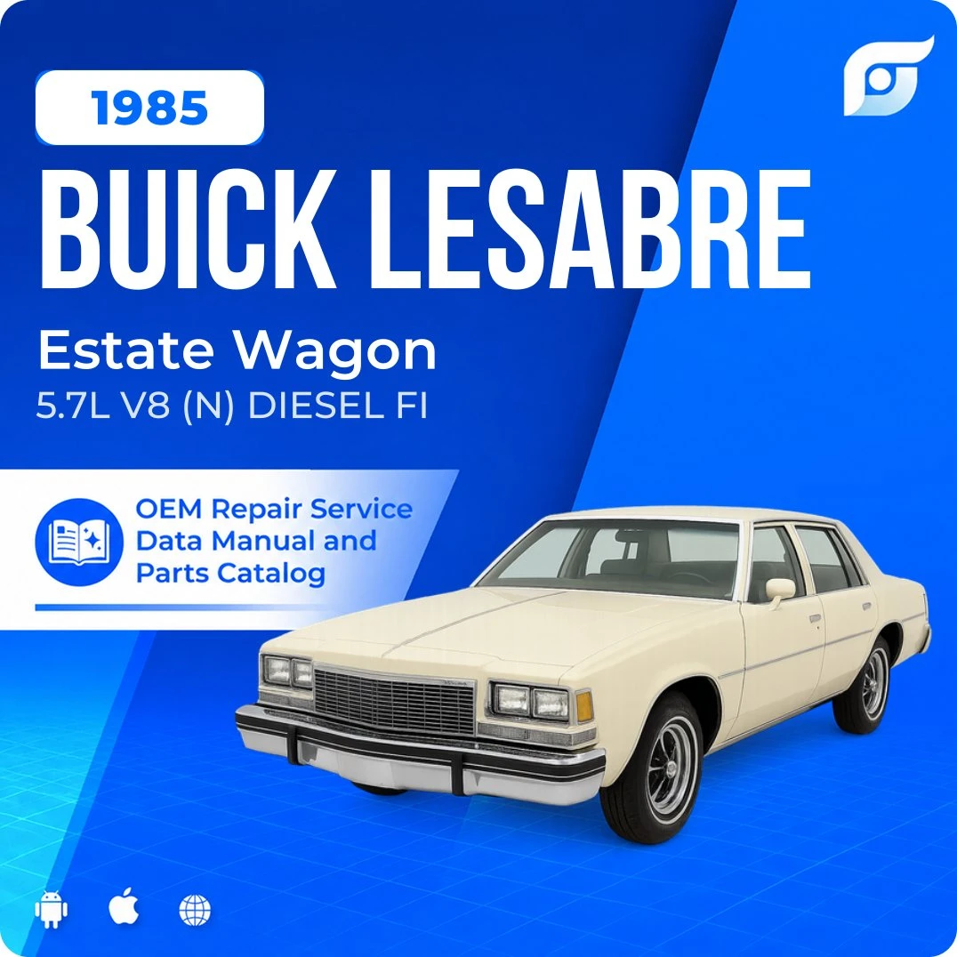 1985 Buick LeSabre Estate Wagon - OEM Repair Service Manual