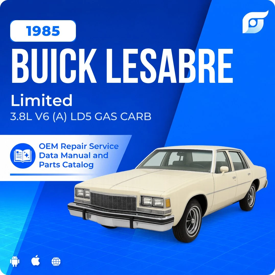 1985 Buick LeSabre Limited - OEM Repair Service Manual