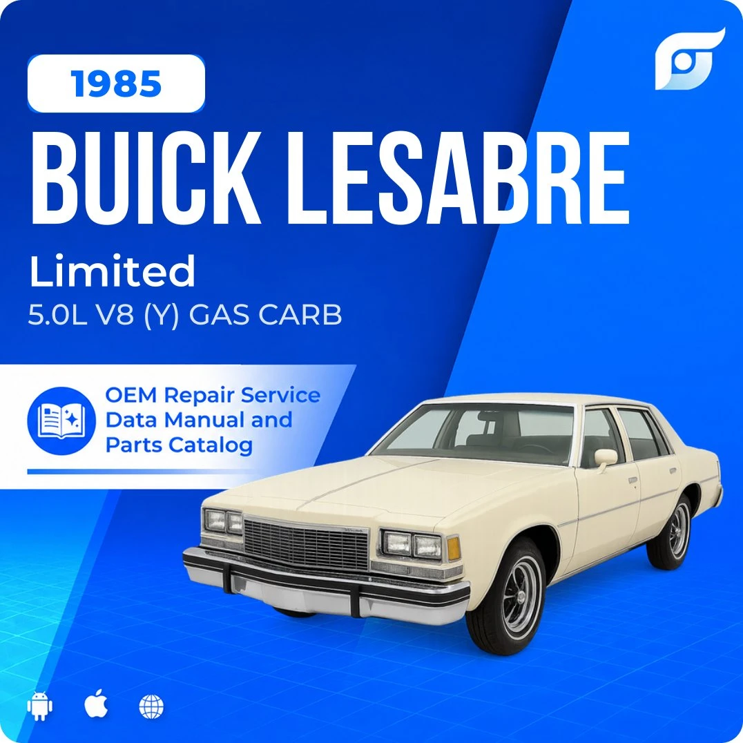 1985 Buick LeSabre Limited - OEM Repair Service Manual