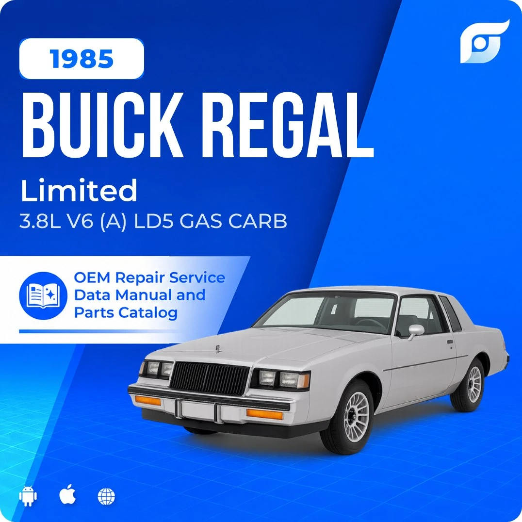 1985 Buick Regal Limited - OEM Repair Service Manual