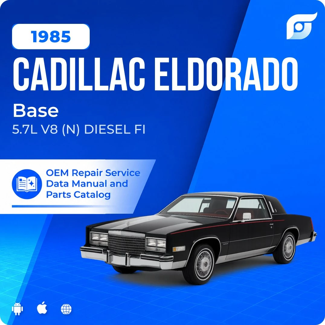 1985 Cadillac Eldorado Base - OEM Repair Service Manual