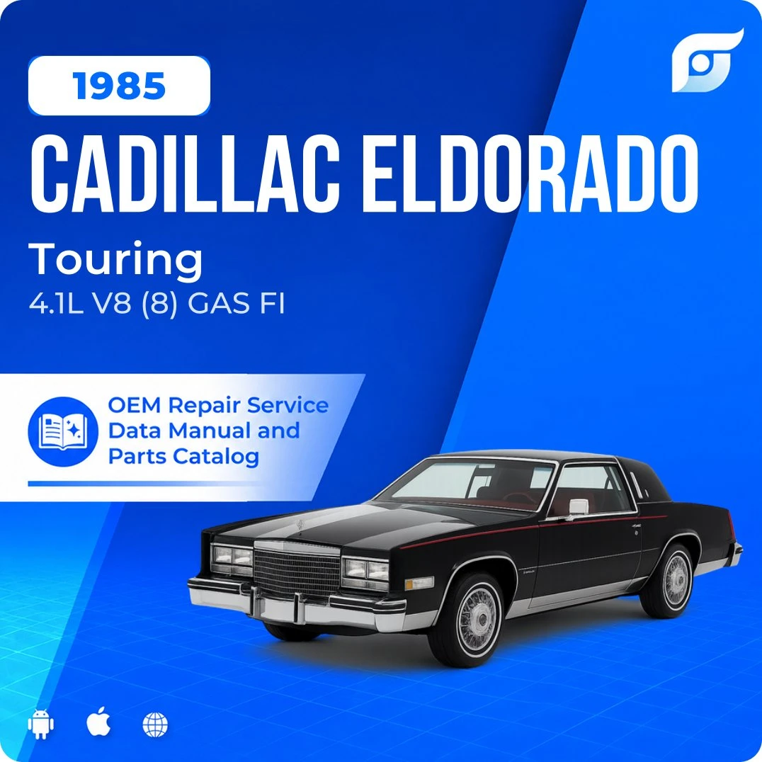 1985 Cadillac Eldorado Touring - OEM Repair Service Manual