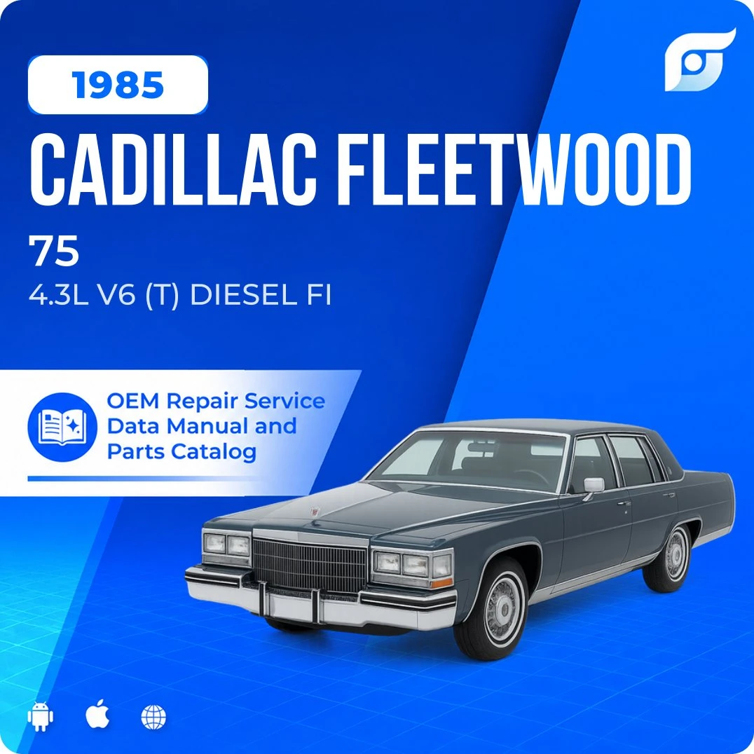 1985 Cadillac Fleetwood 75 - OEM Repair Service Manual