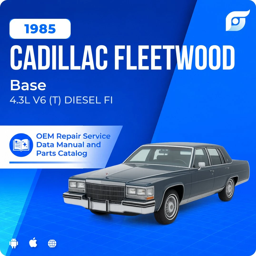 1985 Cadillac Fleetwood Base - OEM Repair Service Manual