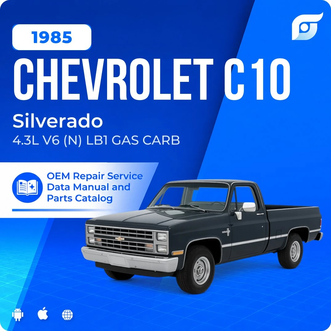 1985 Chevrolet C10 Silverado - OEM Repair Service Manual