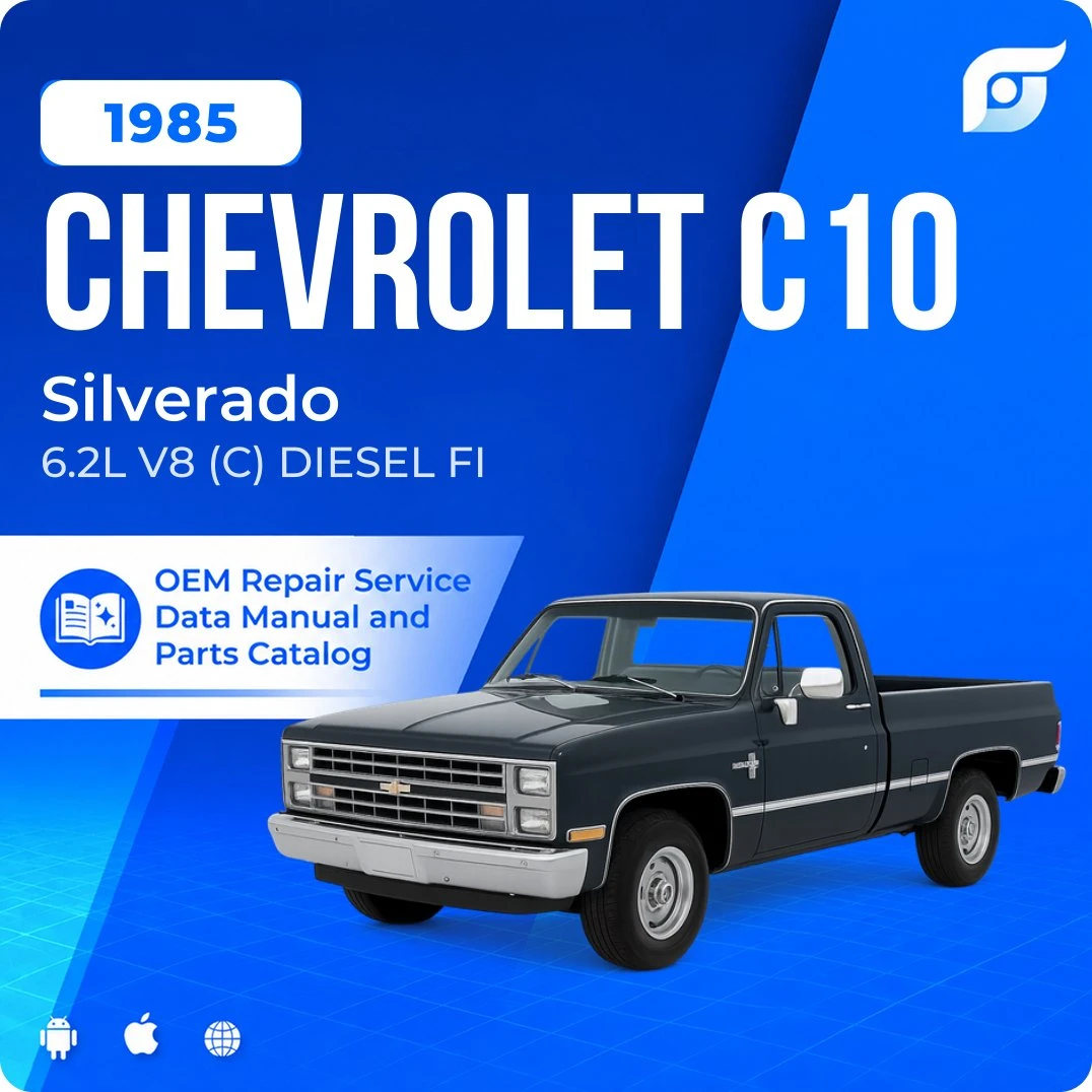 1985 Chevrolet C10 Silverado - OEM Repair Service Manual