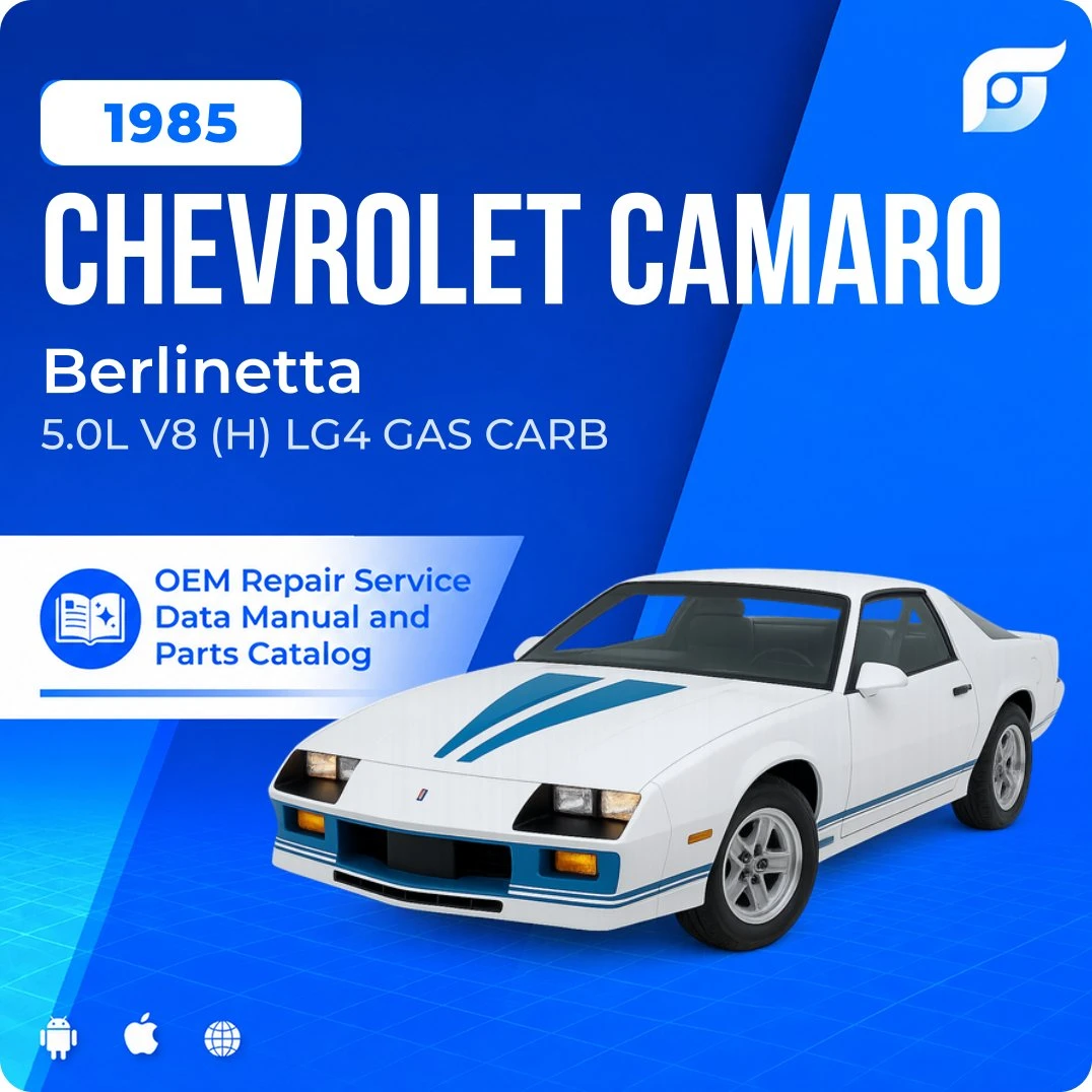 1985 Chevrolet Camaro Berlinetta - OEM Repair Service Manual