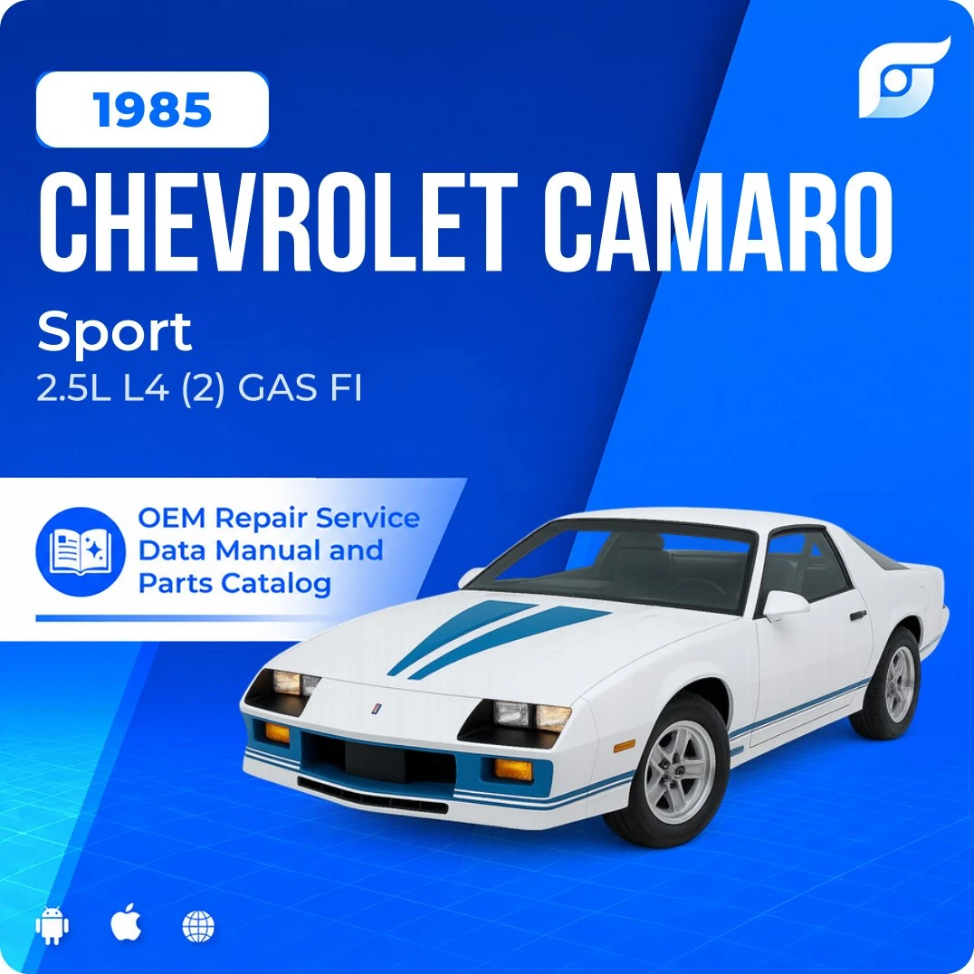 1985 Chevrolet Camaro Sport - OEM Repair Service Manual