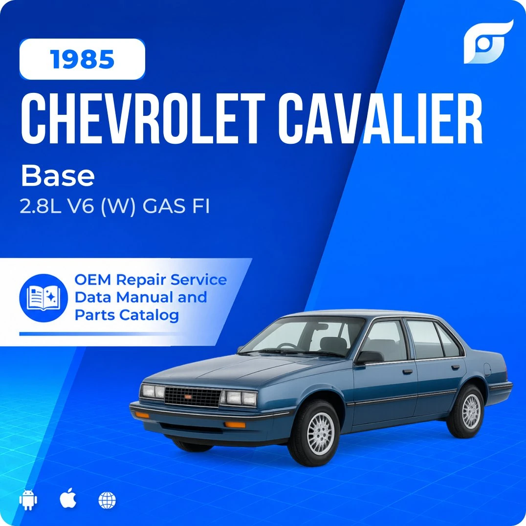 1985 Chevrolet Cavalier Base - OEM Repair Service Manual