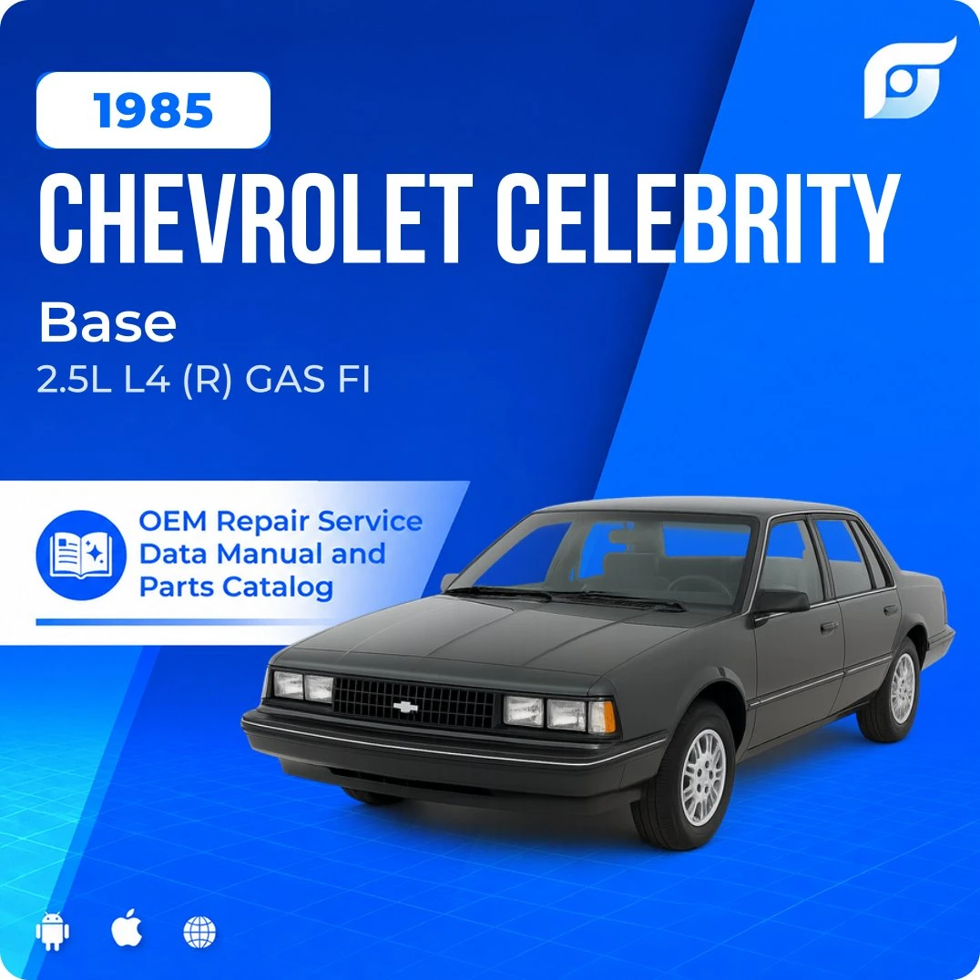 1985 Chevrolet Celebrity Base - OEM Repair Service Manual