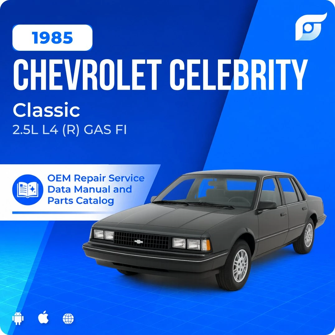 1985 Chevrolet Celebrity Classic - OEM Repair Service Manual