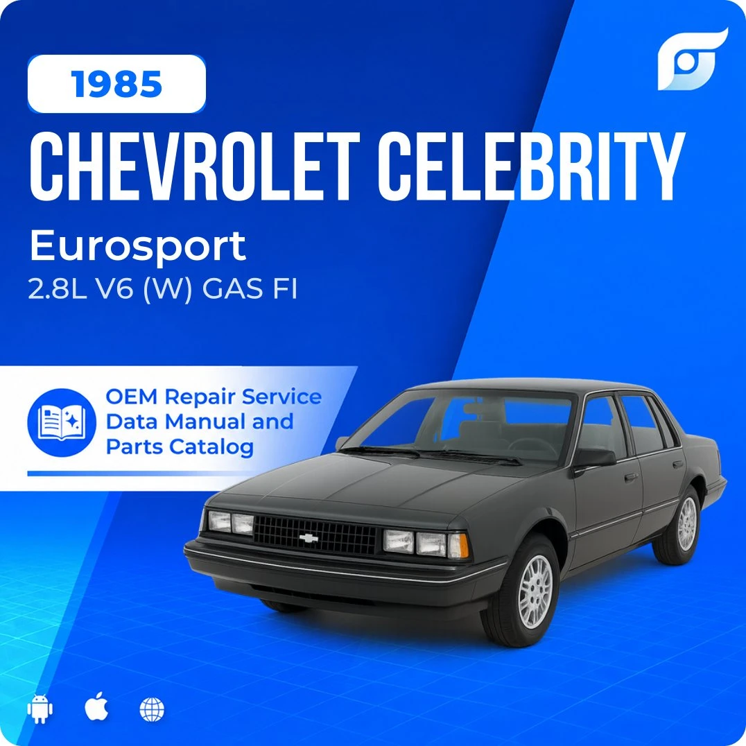 1985 Chevrolet Celebrity Eurosport - OEM Repair Service Manual