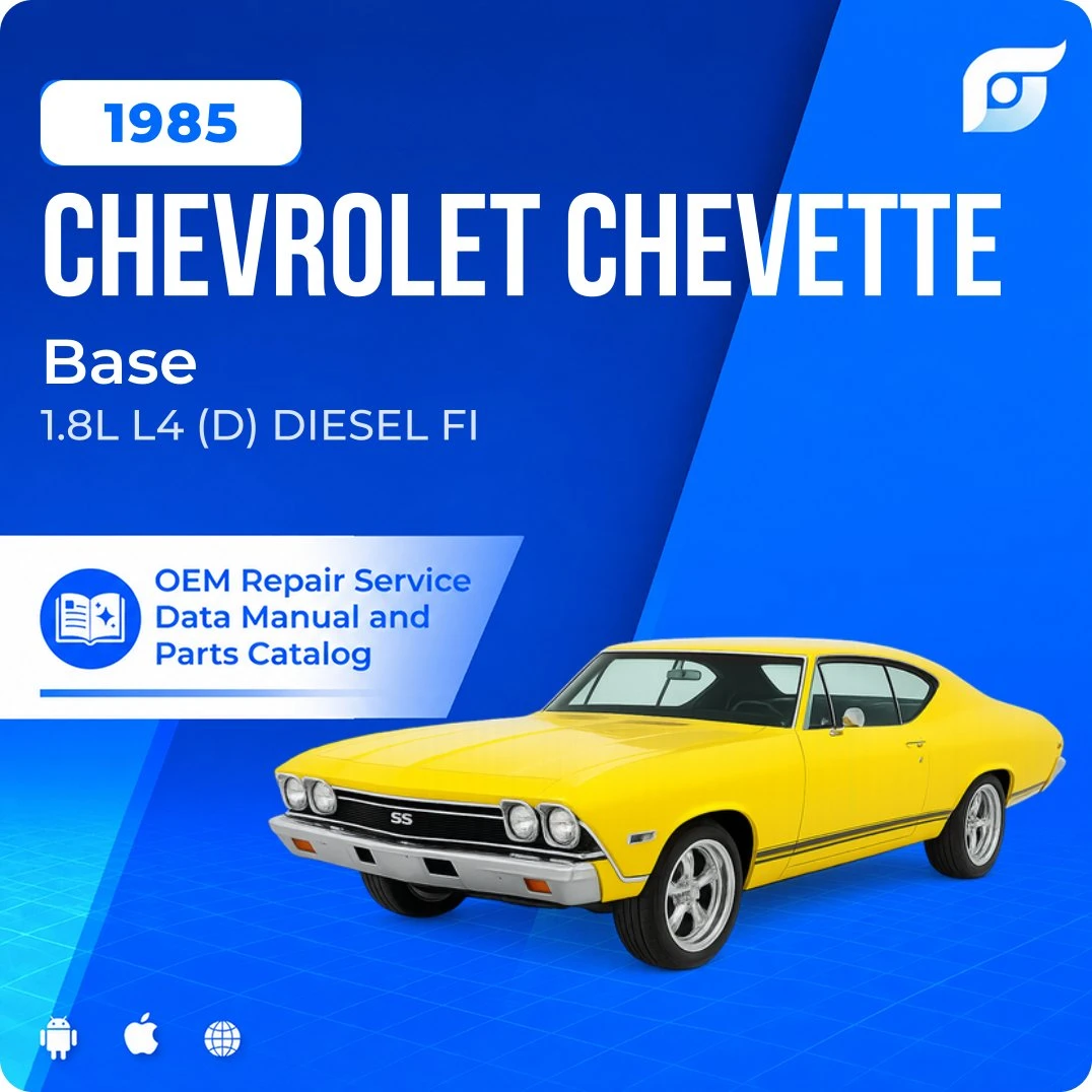1985 Chevrolet Chevette Base - OEM Repair Service Manual