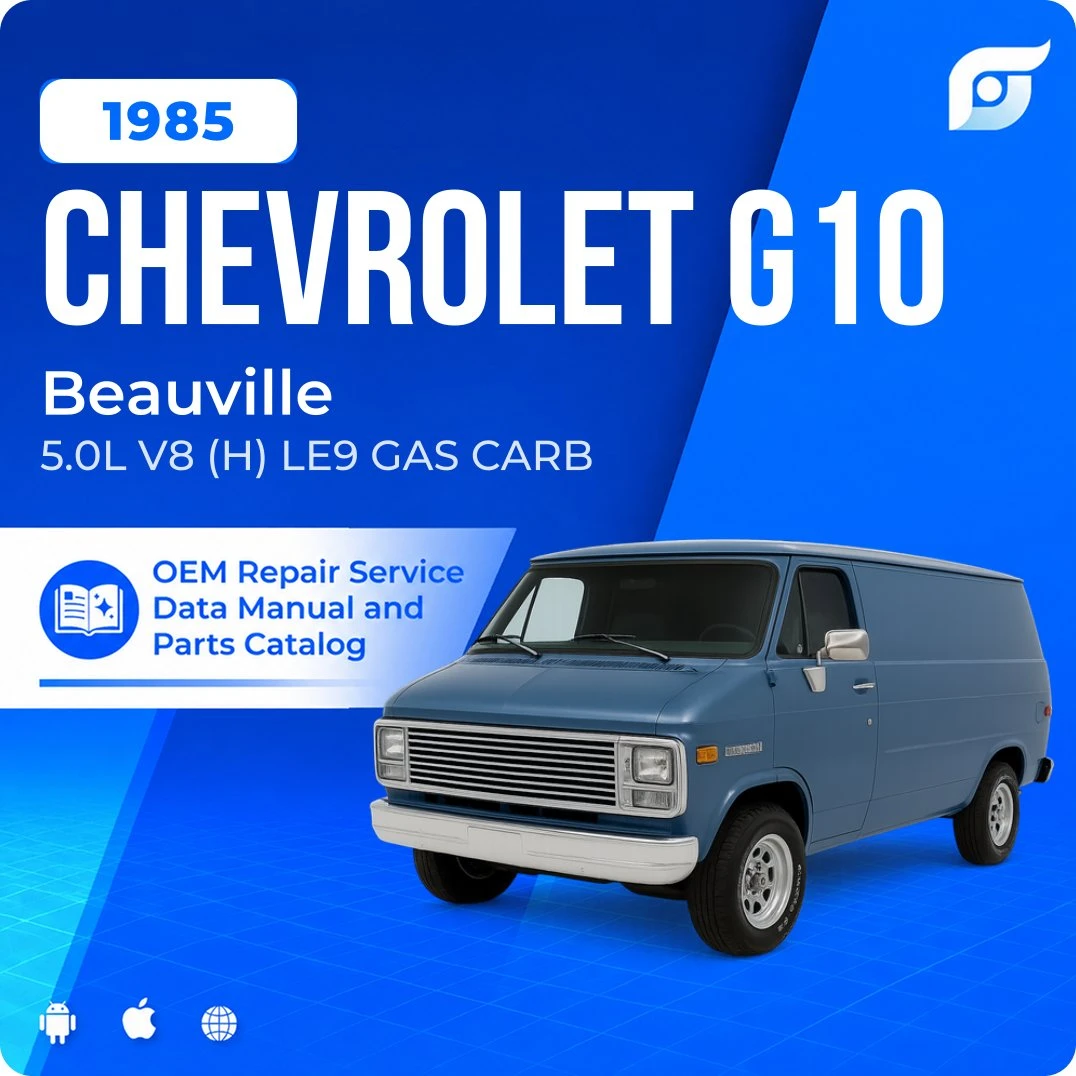 1985 Chevrolet G10 Beauville - OEM Repair Service Manual
