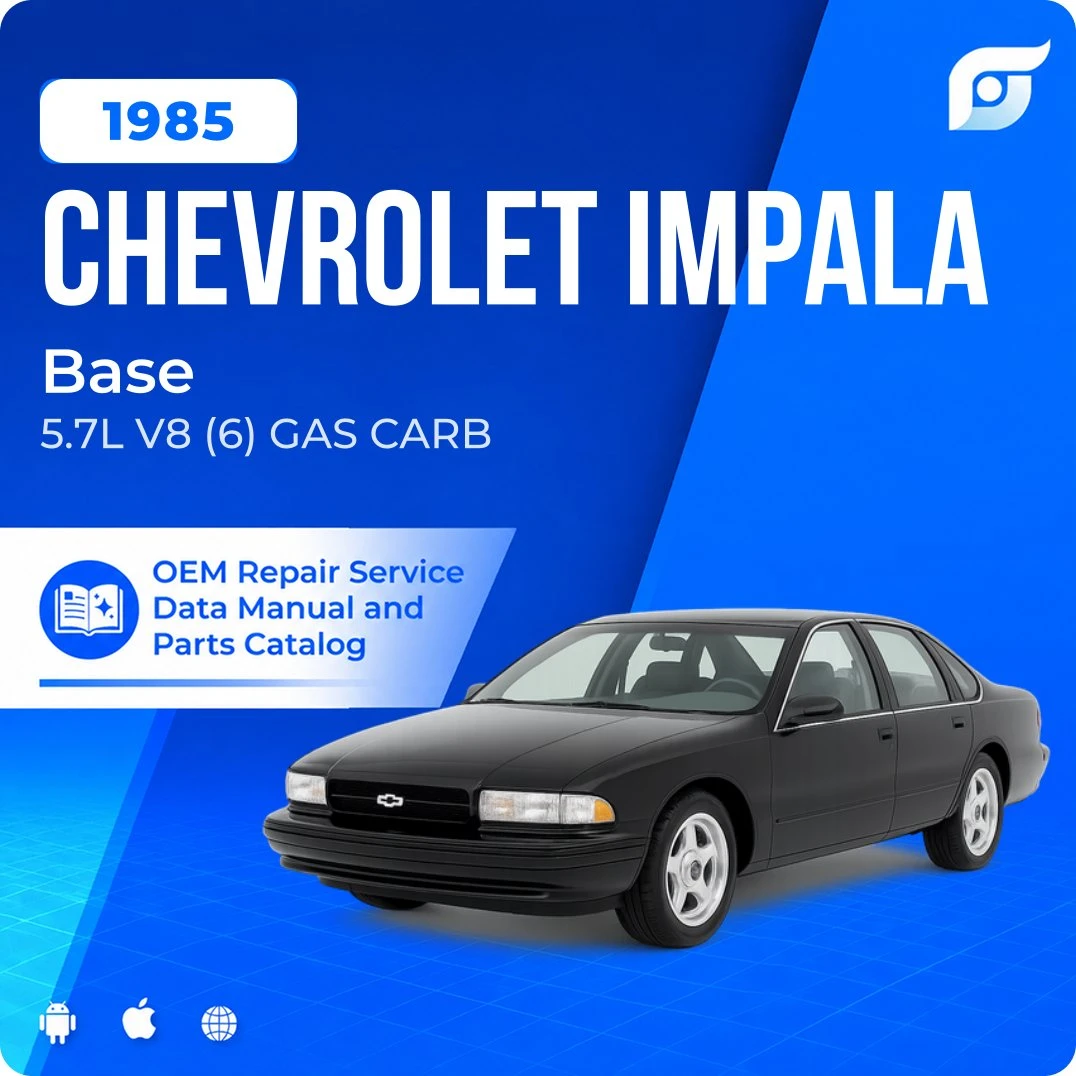 1985 Chevrolet Impala Base - OEM Repair Service Manual