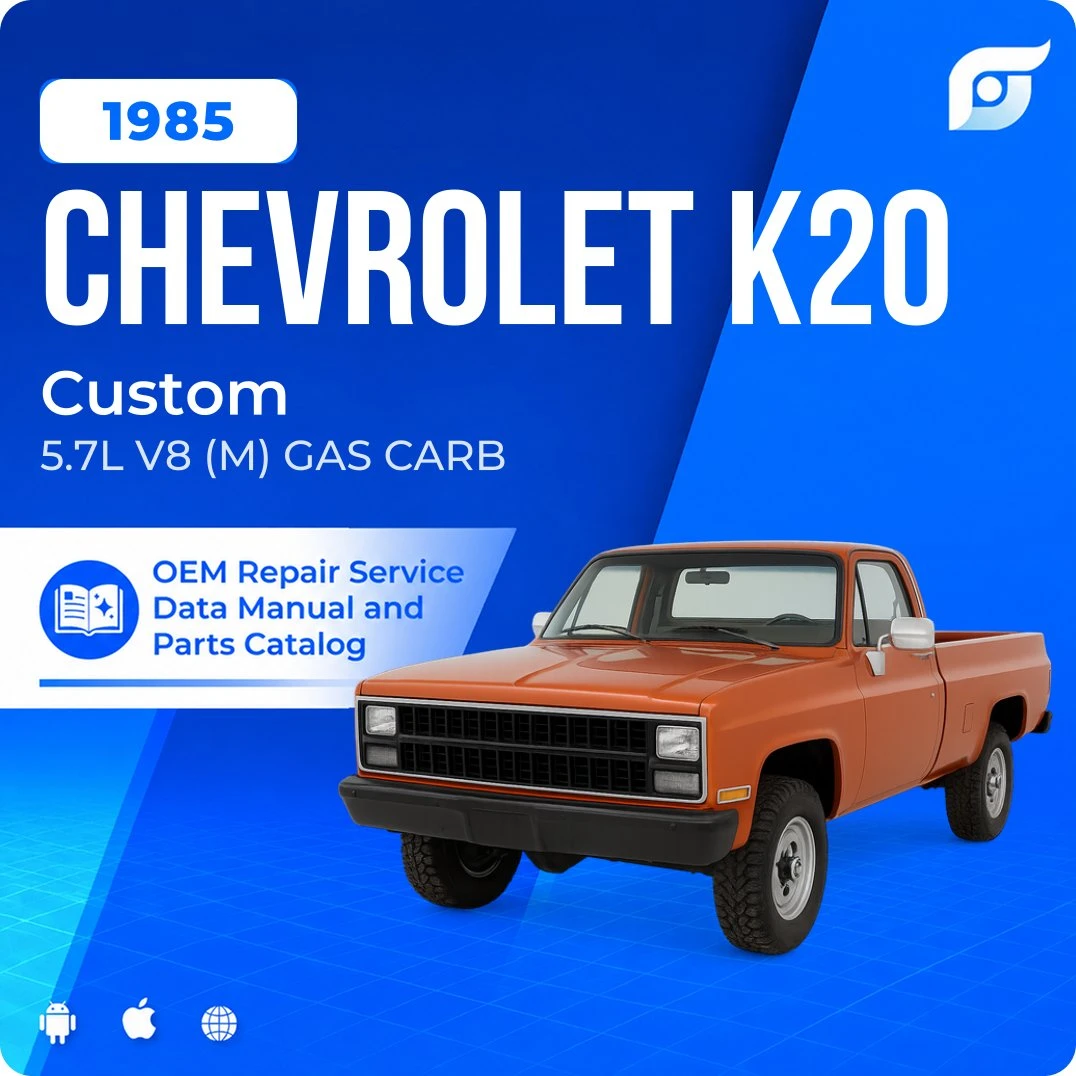 1985 Chevrolet K20 Custom - OEM Repair Service Manual