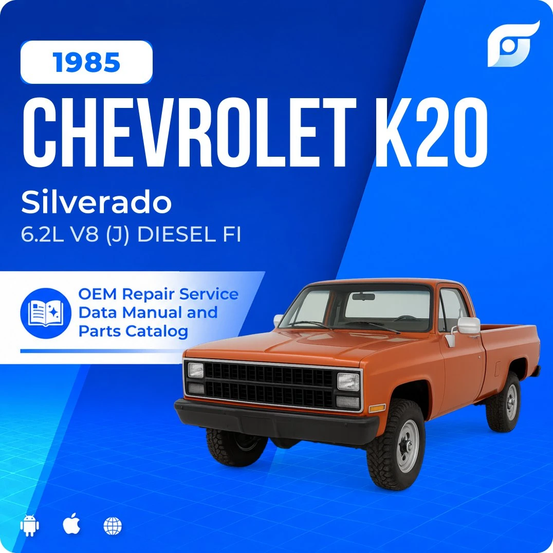 1985 Chevrolet K20 Silverado - OEM Repair Service Manual