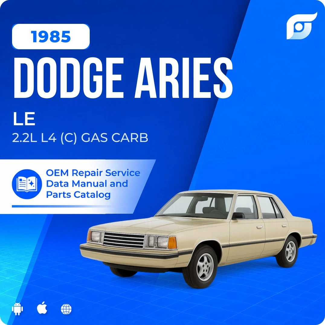 1985 Dodge Aries LE - OEM Repair Service Manual