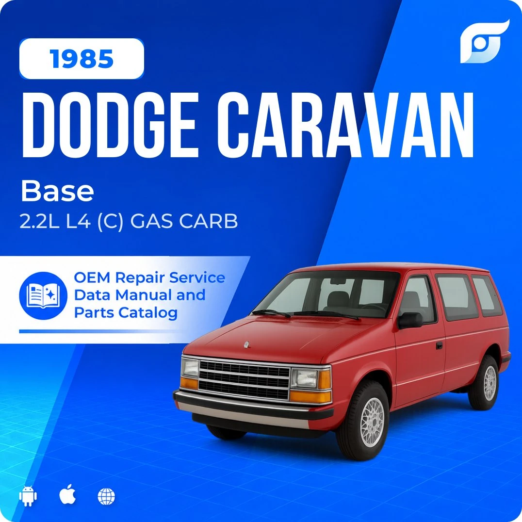 1985 Dodge Caravan Base - OEM Repair Service Manual
