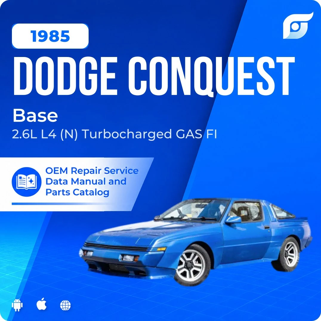 1985 Dodge Conquest Base - OEM Repair Service Manual
