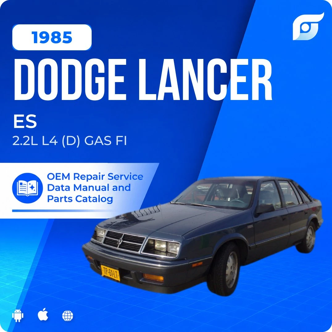 1985 Dodge Lancer ES - OEM Repair Service Manual