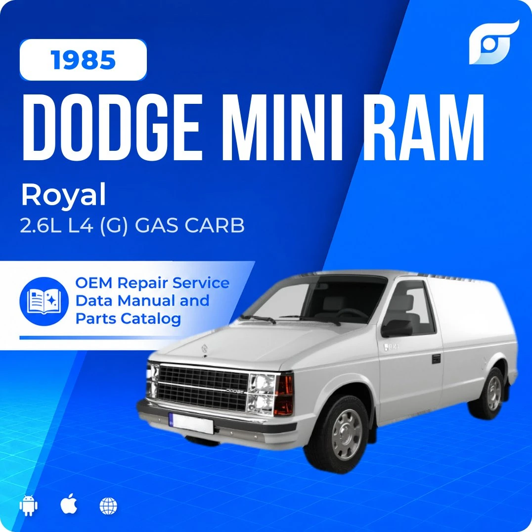 1985 Dodge Mini Ram Royal - OEM Repair Service Manual
