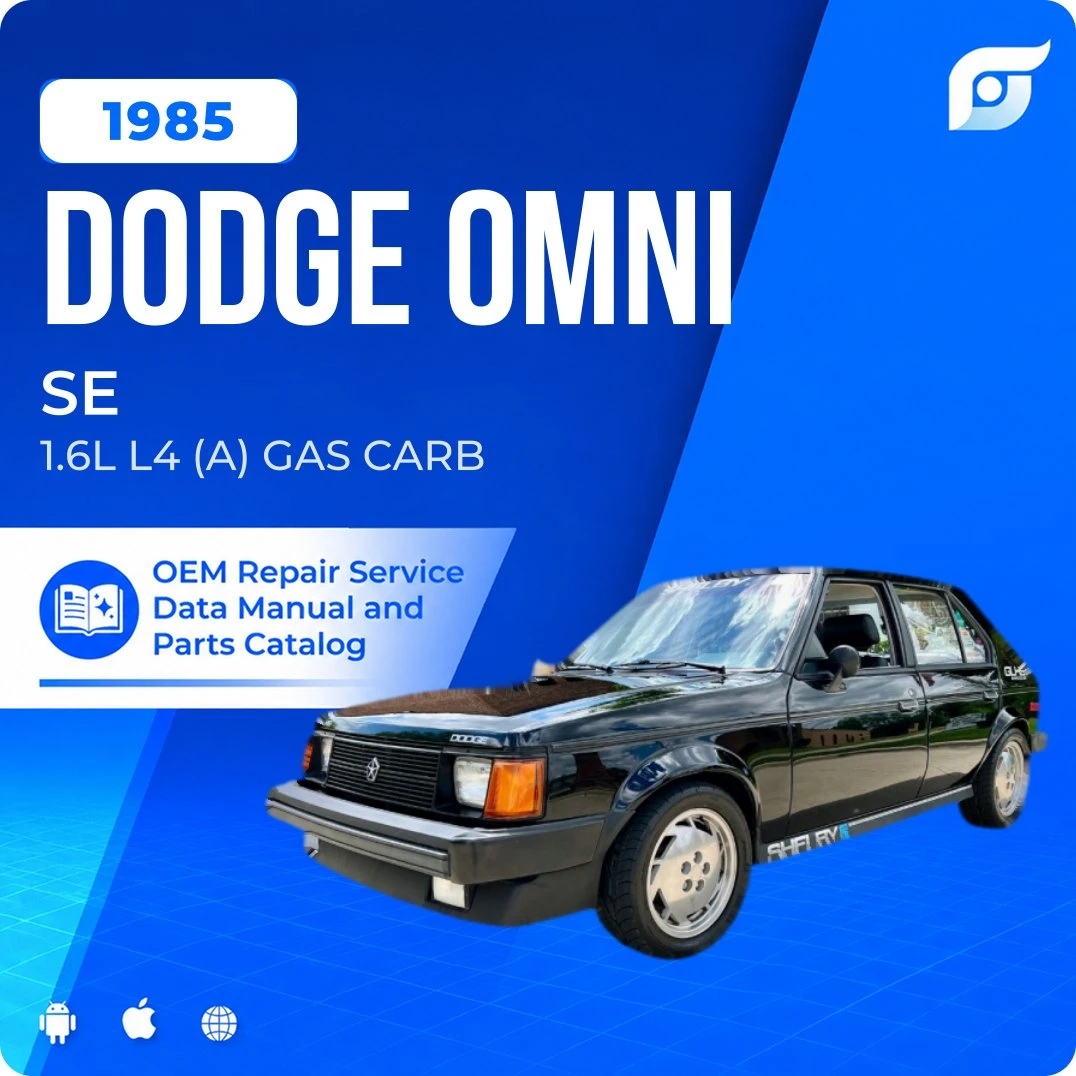 1985 Dodge Omni SE - OEM Repair Service Manual
