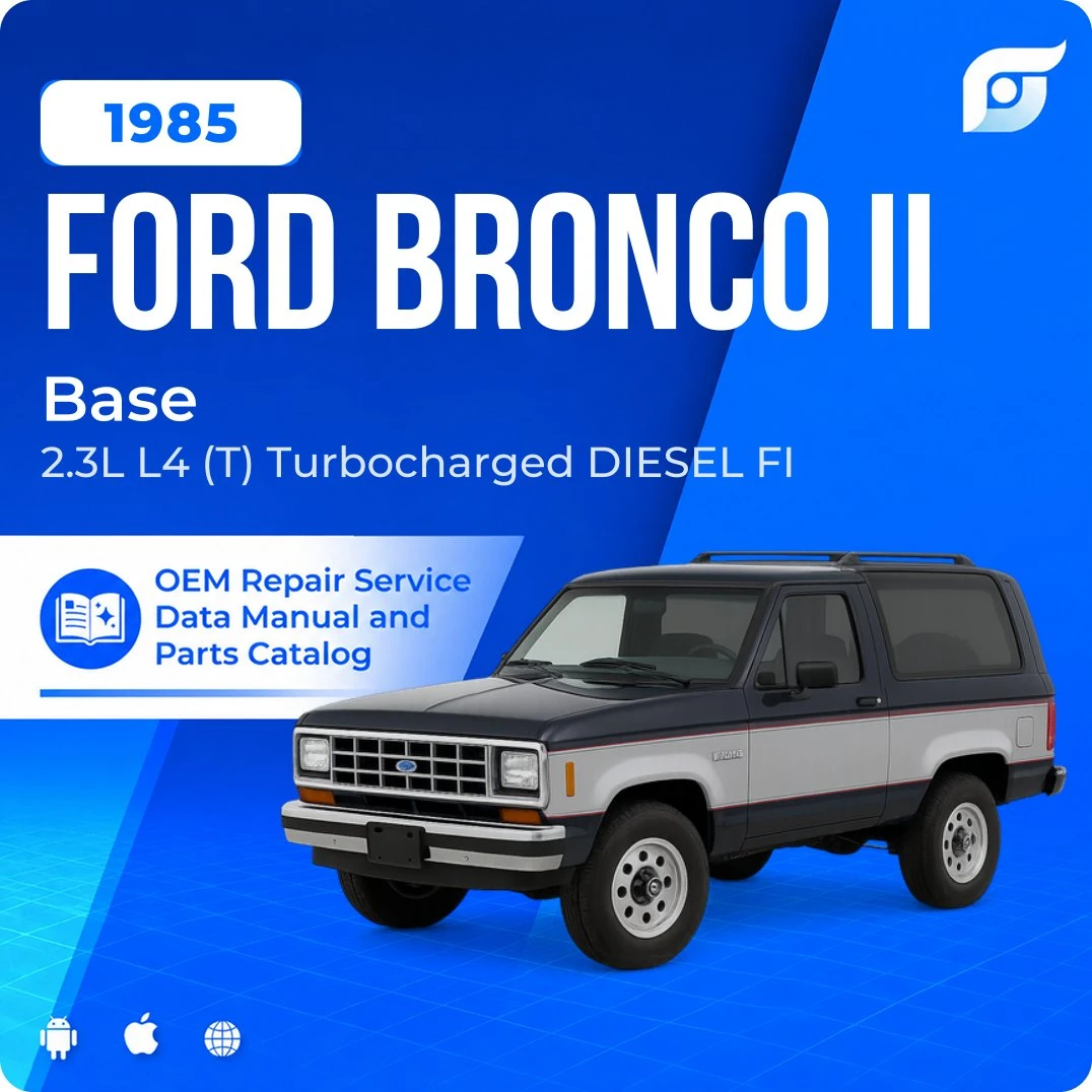 1985 Ford Bronco II Base - OEM Repair Service Manual