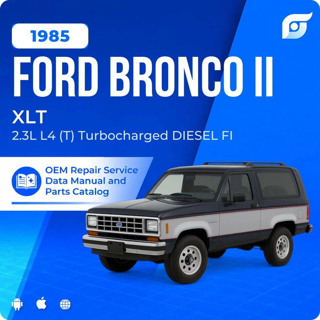 1985 Ford Bronco II XLT - OEM Repair Service Manual