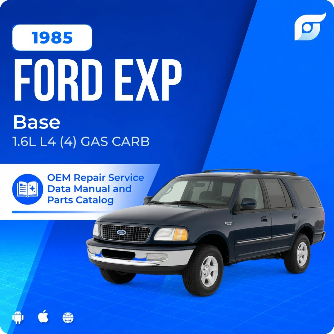 1985 Ford EXP Base - OEM Repair Service Manual