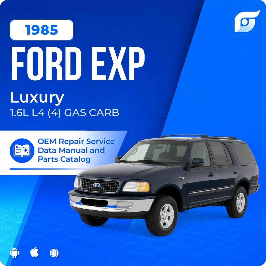1985 Ford EXP Luxury - OEM Repair Service Manual