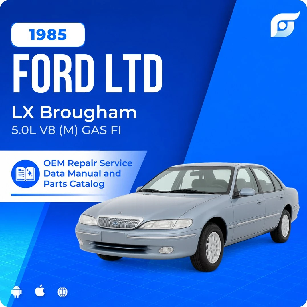 1985 Ford LTD LX Brougham - OEM Repair Service Manual