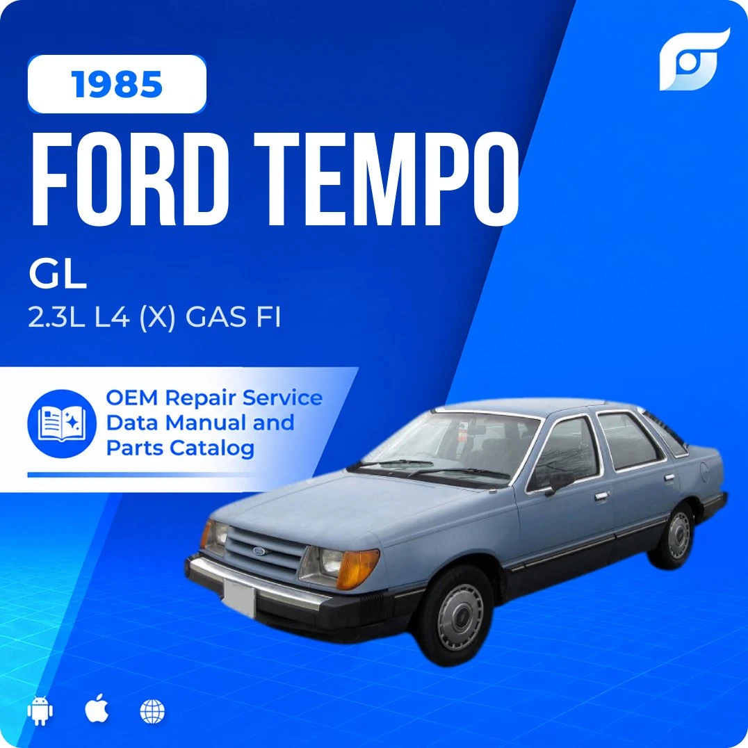 1985 Ford Tempo GL - OEM Repair Service Manual
