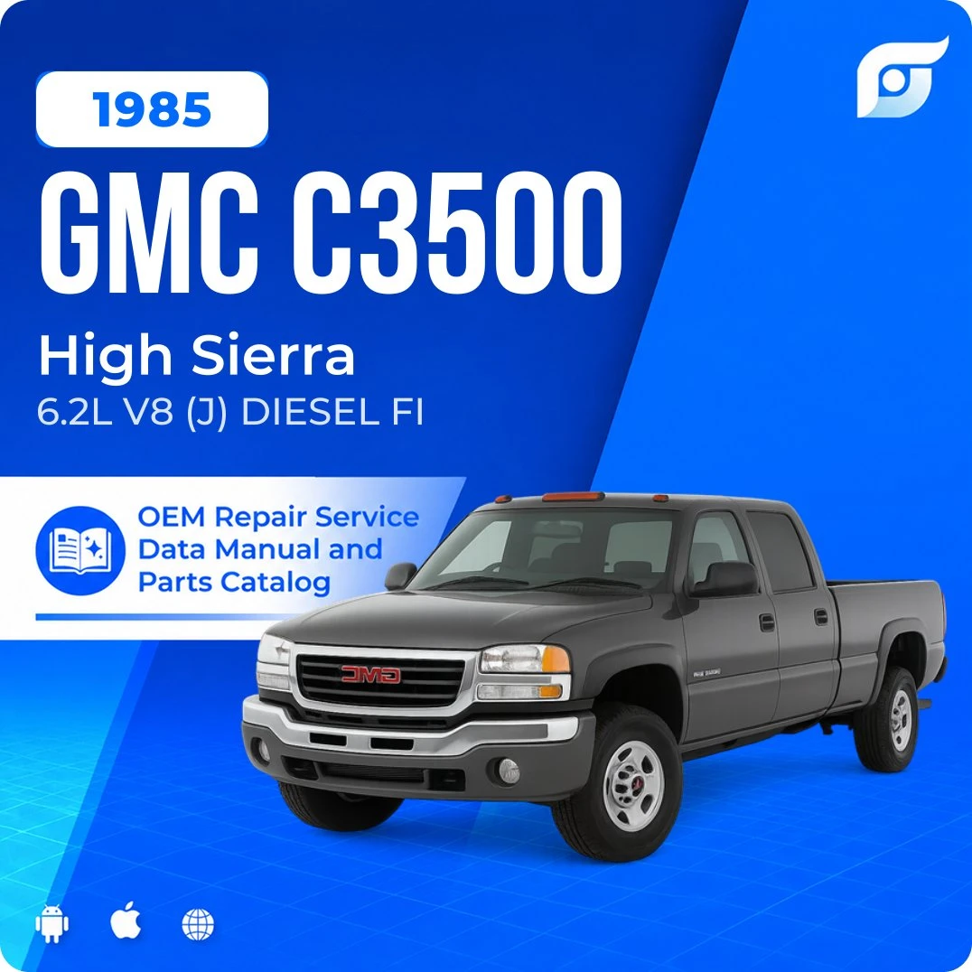 1985 GMC C3500 High Sierra - OEM Repair Service Manual