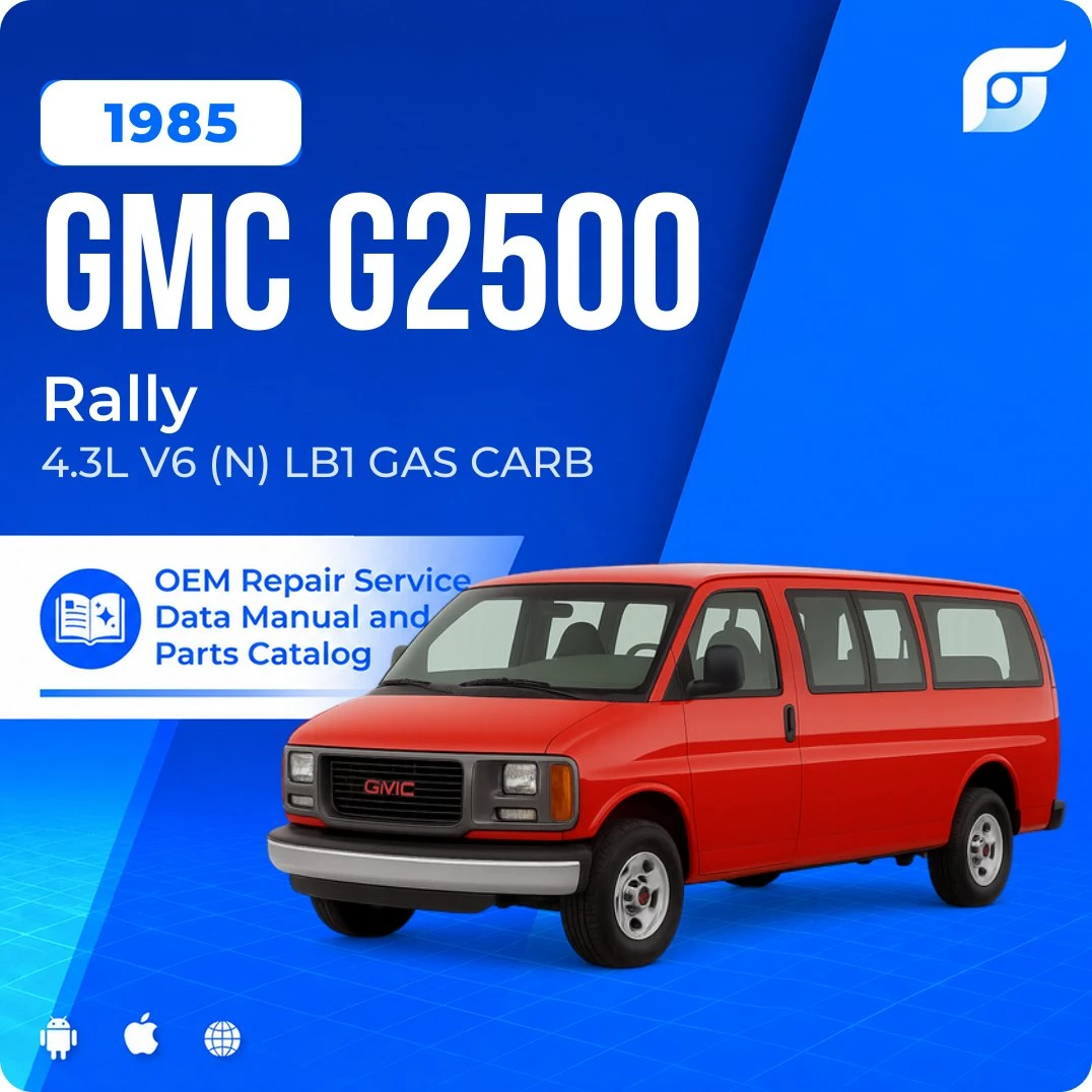 1985 GMC G2500 Rally - OEM Repair Service Manual