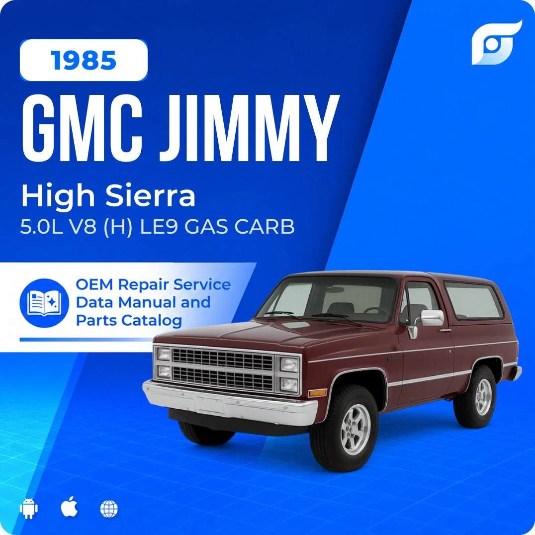 1985 GMC Jimmy High Sierra - OEM Repair Service Manual