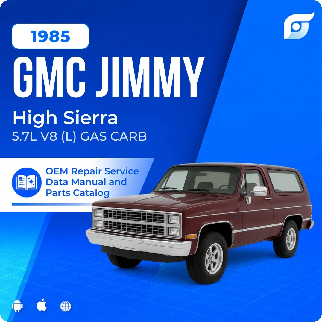 1985 GMC Jimmy High Sierra - OEM Repair Service Manual