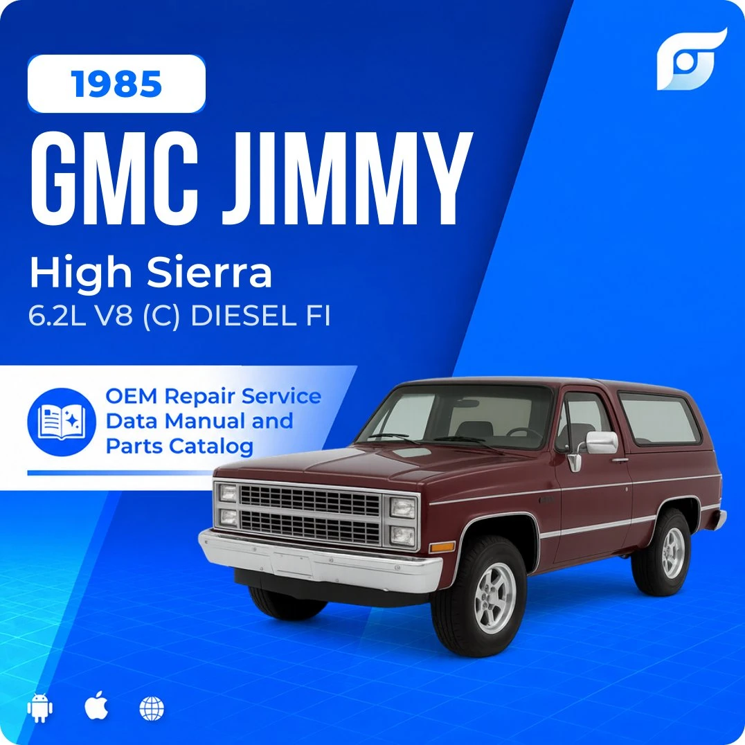 1985 GMC Jimmy High Sierra - OEM Repair Service Manual