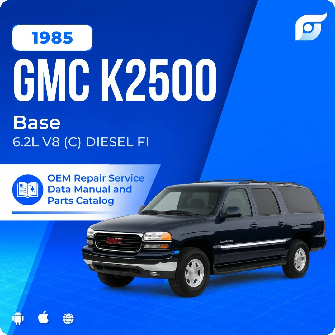 1985 GMC K2500 Base - OEM Repair Service Manual