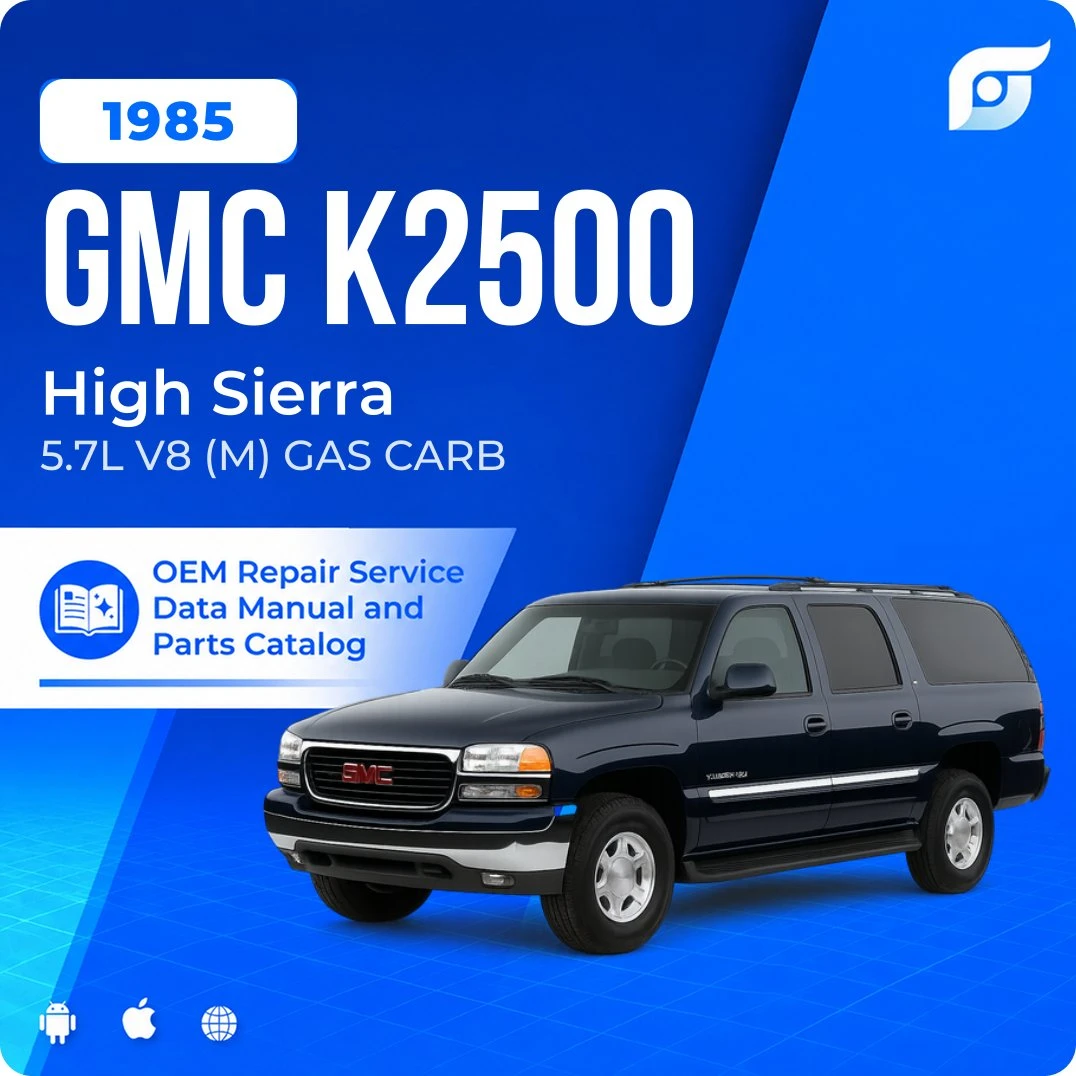 1985 GMC K2500 High Sierra - OEM Repair Service Manual