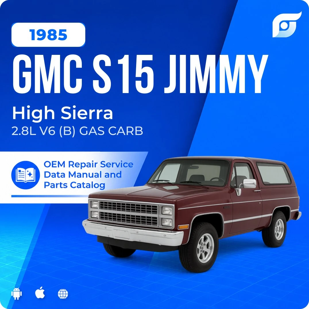 1985 GMC S15 Jimmy High Sierra - OEM Repair Service Manual