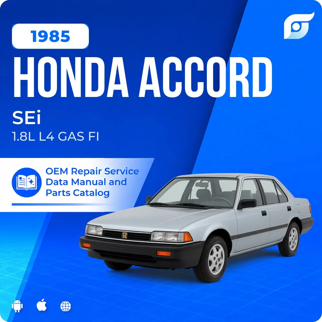 1985 Honda Accord SEi - OEM Repair Service Manual