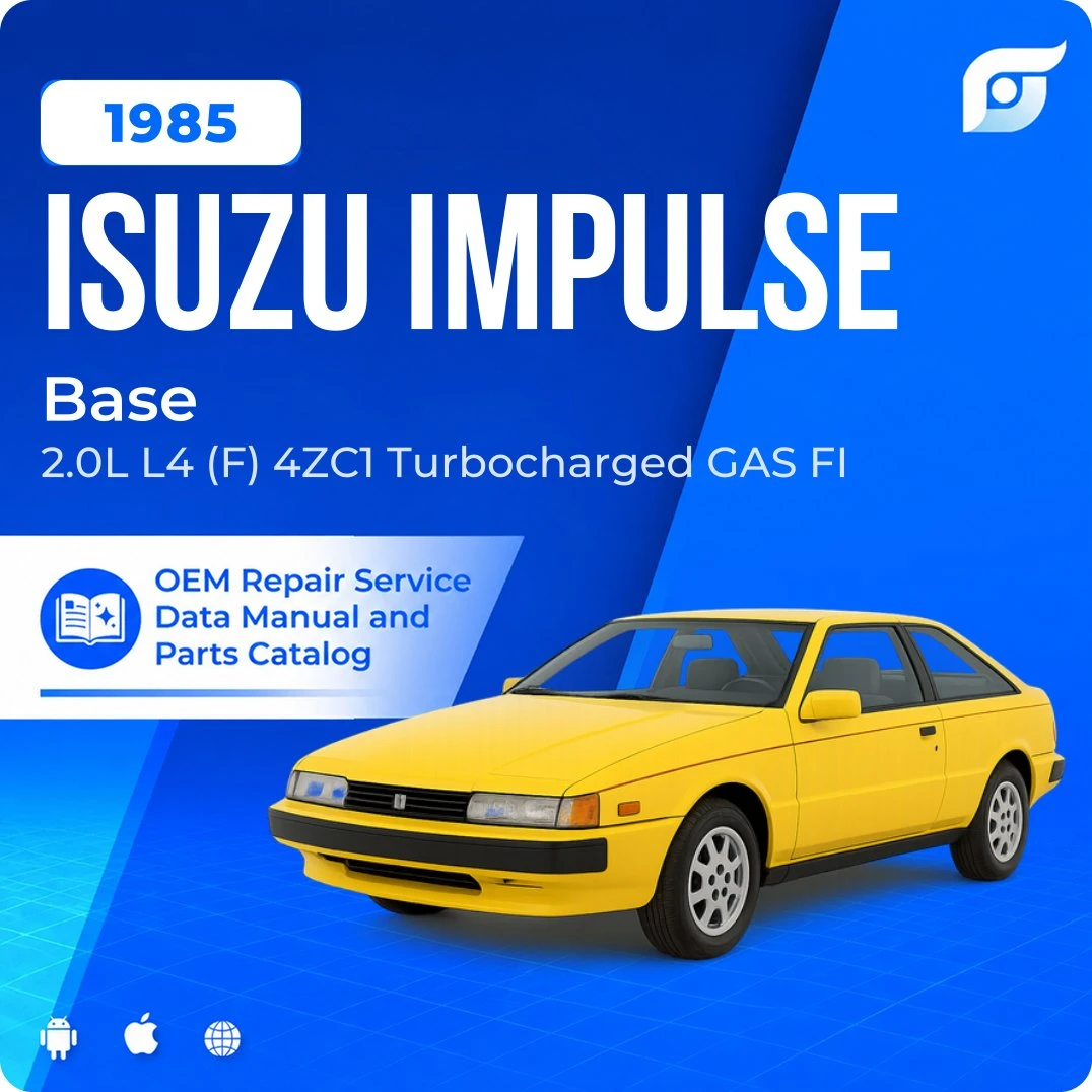 1985 Isuzu Impulse Base - OEM Repair Service Manual