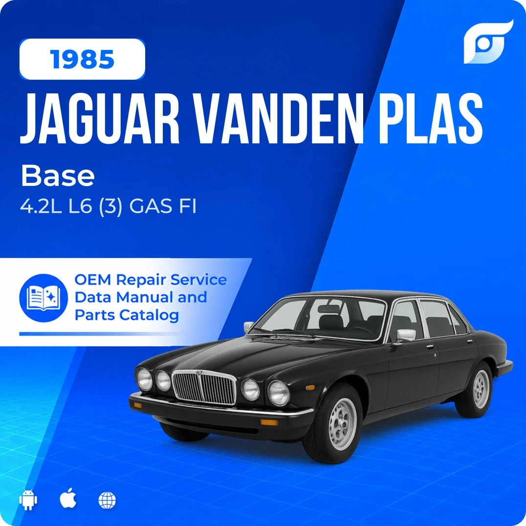 1985 Jaguar Vanden Plas Base - OEM Repair Service Manual